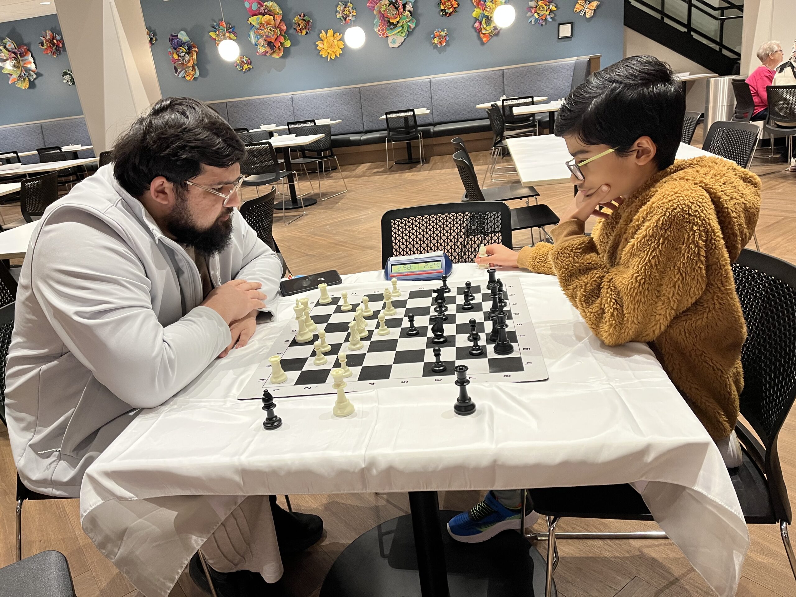 A chess game at Ronald McDonald House